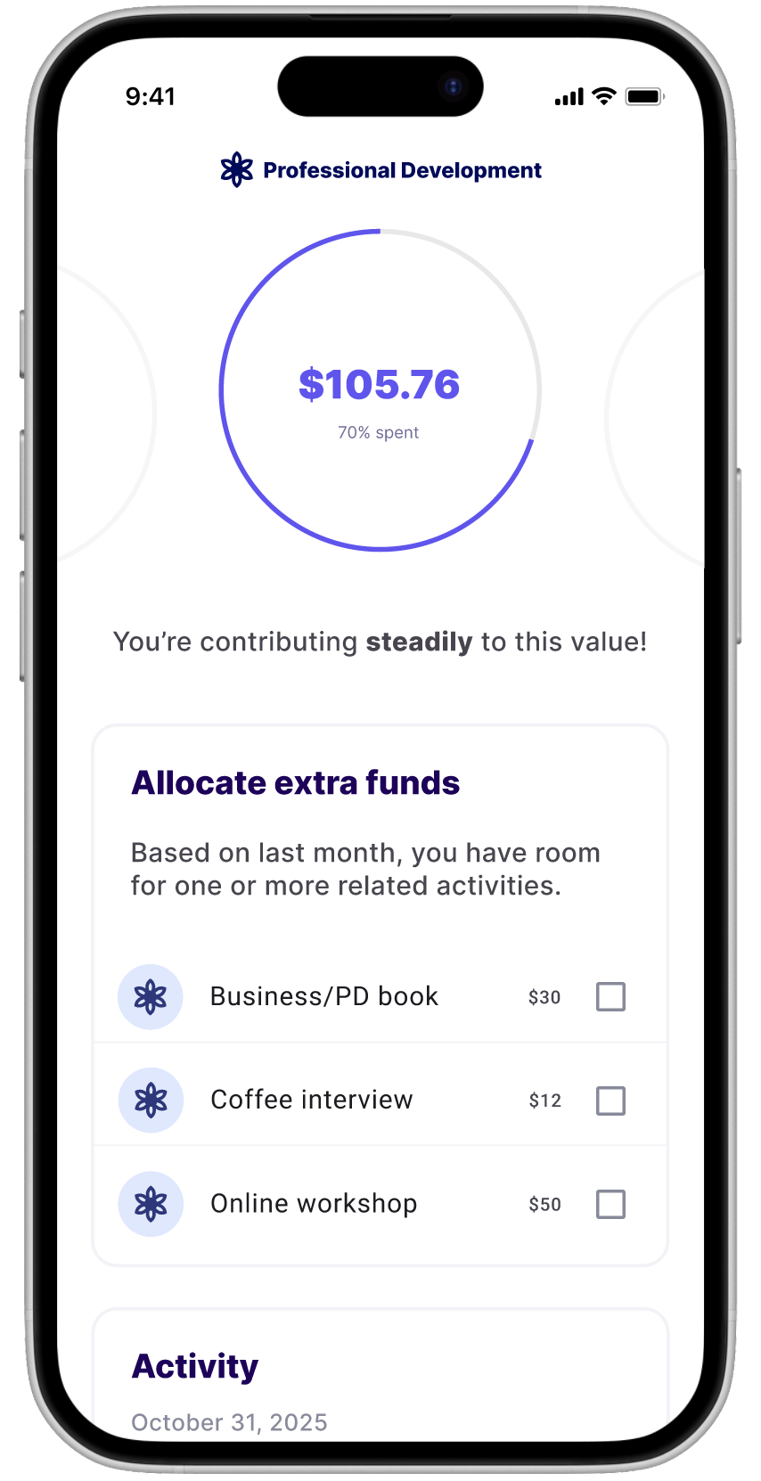An illustrative sketch of a flower